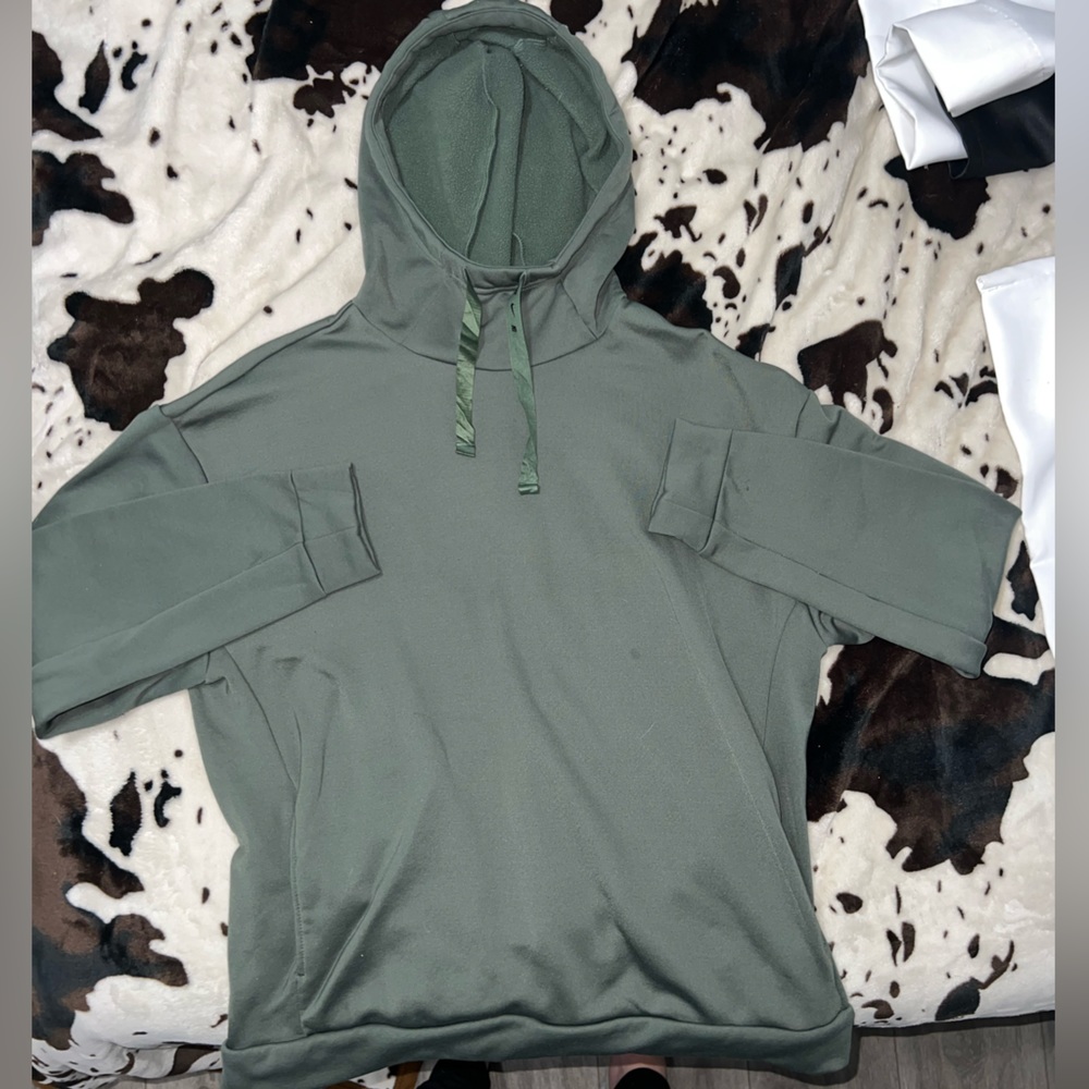 Nike Dri fit hunter green sweatshirt